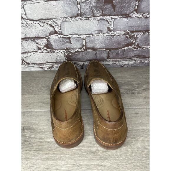 Tommy Bahama Felton Tan Brown Leather Perforated Casual Loafers Men 11M US/44EU - Picture 5 of 16